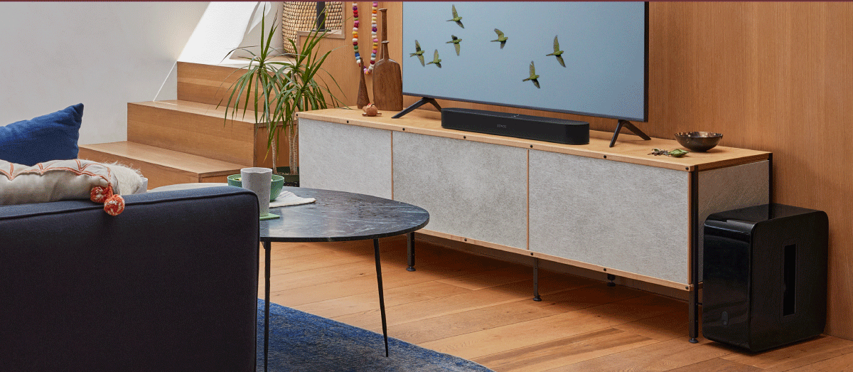 5.0 Sonos Beam (Gen 2) With Dolby Atmos Set with One - Wireless Home Theater System For TV
